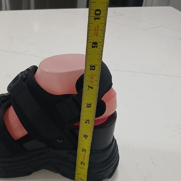 Anthony Wang  Black Platforms Sz 7 New Without Tags Or Box - Picture 7 of 13